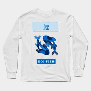 Love For Your Japanese Culture By Sporting A KOI Fish Design Long Sleeve T-Shirt